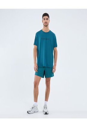 Camiseta Para Hombre Manga Corta Cuello Redondo Color Verde Marca Ostu #60091614