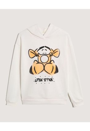 Buzo Para Mujer Hoodie Color Marfil Marca Ostu #40060517