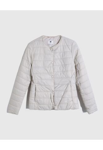 Chaqueta Para Mujer Acolchada Color Café  Marca Ostu #40080199 Ostu