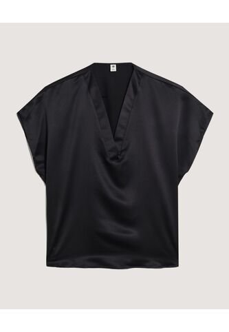 Blusa  Para Mujer Manga Corta Color Negro Marca Ostu #40121107 Ostu