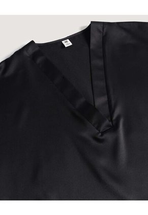 Blusa Para Mujer Manga Corta Color Negro Marca Ostu #40121107