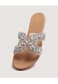 Sandalias  Para Mujer Sandalia Color Plata Marca Ostu #40690018 de Ostu