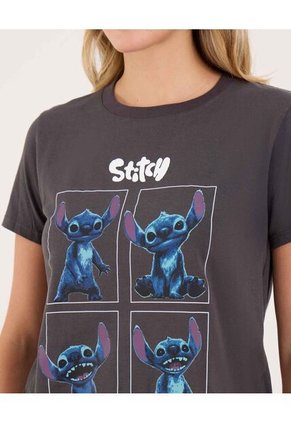 Camiseta Con Estampado De Stitch  Para Mujer #40092586 Ostu