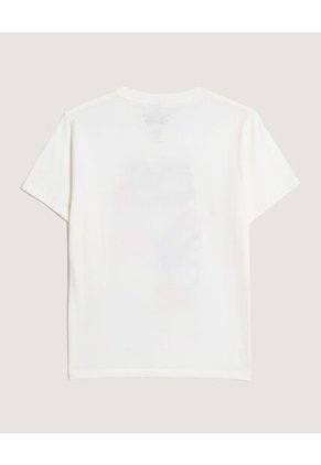 Camiseta  Para Mujer Manga Corta Cuello Redondo Color Crema Marca Ostu #40092741