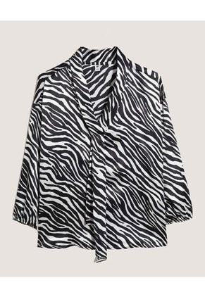 Blusa  Para Mujer Manga Larga Color Negro Marca Ostu #40121273