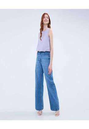 Blusa Para Mujer Manga Sisa Color Lila  Marca Ostu #40121074