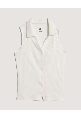 Chaleco  Para Mujer Punto Color Crema Marca Ostu #40250034 Ostu