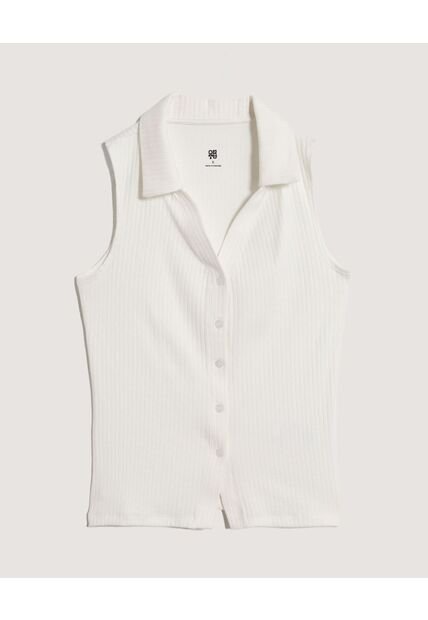 Chaleco  Para Mujer Punto Color Crema Marca Ostu #40250034