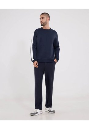 Buzo Para Hombre Cuello Redondo Color Azul Marca Ostu #60060605