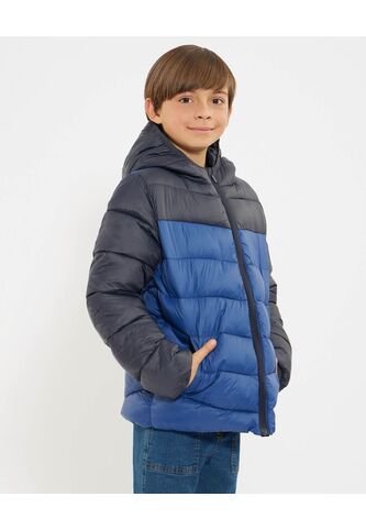 Chaqueta Para Niño Acolchada Color Azul  Marca Ostu #80080033 Ostu