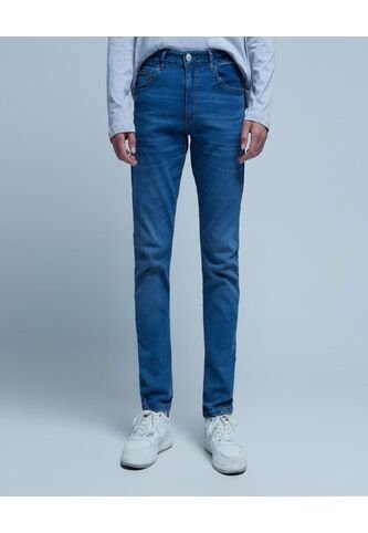 Jean Para Hombre Slim Color Azul  Marca Ostu #60160315 Ostu