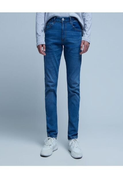 Jean Para Hombre Slim Color Azul  Marca Ostu #60160315