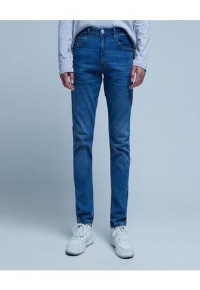 Jean Para Hombre Slim Color Azul  Marca Ostu #60160315