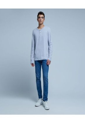 Jean Para Hombre Slim Color Azul  Marca Ostu #60160315