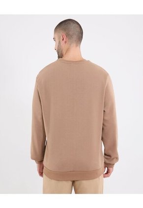 Buzo Para Hombre Cuello Redondo Color Café Marca Ostu #60060603