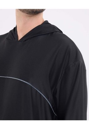 Buzo Para Hombre Hoodie Color Negro Marca Ostu #60060610