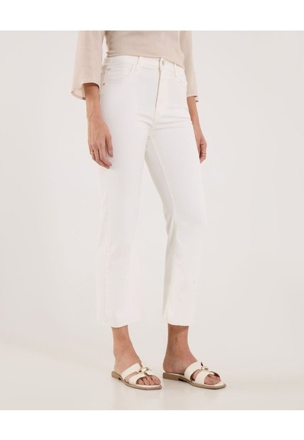 Jean Para Mujer Crop Flare Color Crudo Marca Ostu #40160611