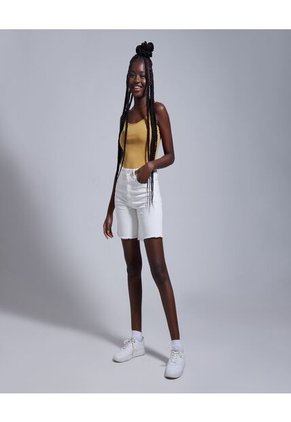 Top Para Mujer Top Color Amarillo  Marca Ostu #40220310