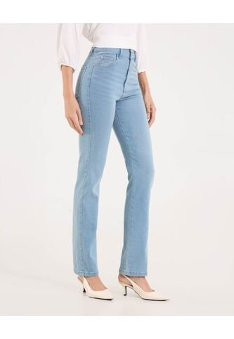 Jean Para Mujer Regular Color Azul Claro Marca Ostu #40160450 Ostu