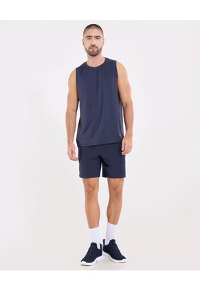 Camiseta  Para Hombre Manga Sisa Cuello Redondo Color Azul Marca Ostu #60091847