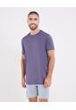 Camiseta  Para Hombre Manga Corta Cuello Redondo Color Morado Marca Ostu #60091742 de Ostu