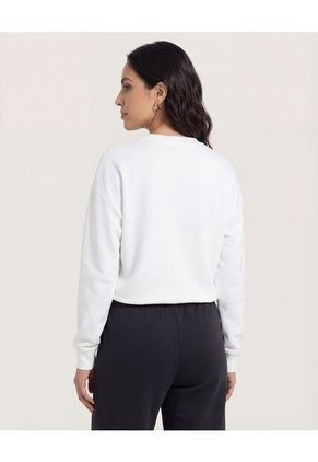 Buzo  Para Mujer Cuello Redondo Color Marfil Marca Ostu #40060433