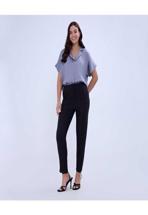 Camisa Para Mujer Manga Corta Color Gris Marca Ostu #40010272