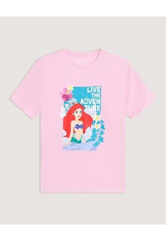 Camiseta  Infantil Niña Manga Corta Cuello Redondo Color Rosado Marca Ostu #90090350 Ostu