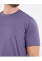 Camiseta  Para Hombre Manga Corta Cuello Redondo Color Morado Marca Ostu #60091742 de Ostu