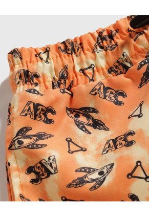 Pantaloneta Para Niño De Baño Corta Color Naranja Marca Ostu #80270021