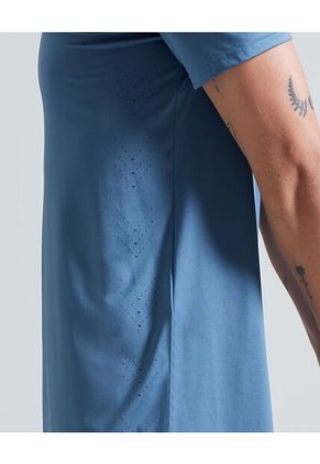 Camiseta Para Hombre Manga Corta Color Azul  Marca Ostu #60091070