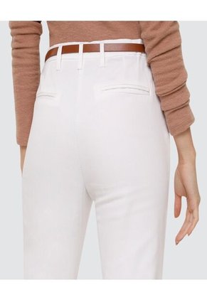 Pantalon Para Mujer Chino Color Blanco Marca Ostu #40070345