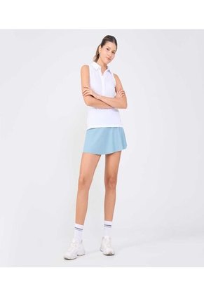 Falda Para Mujer Corto Color Azul Claro Marca Ostu #40140147