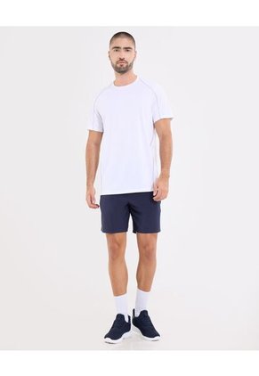 Camiseta Para Hombre Manga Corta Cuello Redondo Color Blanco Marca Ostu #60091856