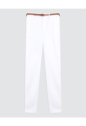 Pantalon Para Mujer Chino Color Blanco Marca Ostu #40070345