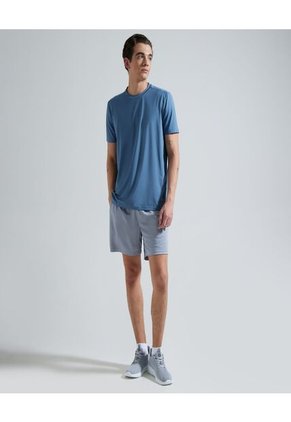 Camiseta Para Hombre Manga Corta Color Azul  Marca Ostu #60091070