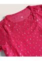 Camiseta  Infantil Niña Manga Corta Cuello Redondo Color Fucsia Marca Ostu #90090360 de Ostu
