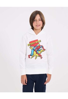 Buzo Infantil Niño Hoodie Color Crema Marca Ostu #80060200