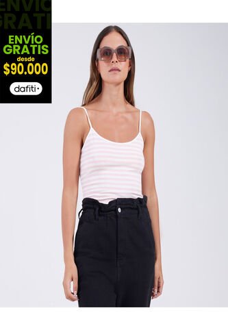 Top Para Mujer Top Color Curuba Marca Ostu #40220275 Ostu