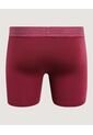 Boxer Para Hombre Bragueta Medio Algodón Color Vino Marca Ostu #60000503 de Ostu