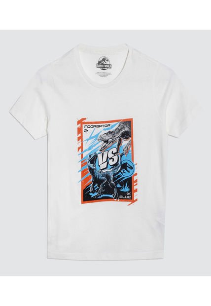 Camiseta Para Niño Manga Corta Color Blanco Marca Ostu #80090187