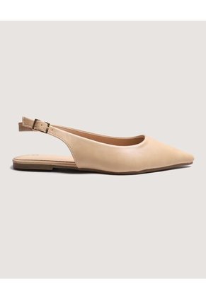 Baletas Para Mujer Color Beige Marca Ostu #40660004