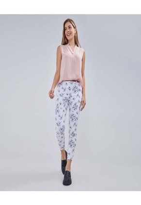 Pantalon Para Mujer Chino Color Crudo Marca Ostu #40070630