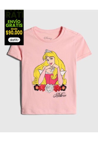 Camiseta De La Bella Durmiente  De Infantil Niña #90090211 Ostu