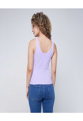 Camiseta Para Mujer Manga Sisa Color Lila Marca Ostu #40091649