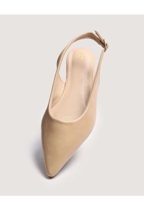 Baletas Para Mujer Color Beige Marca Ostu #40660004