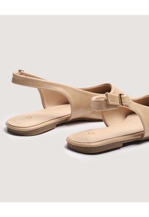 Baletas Para Mujer Color Beige Marca Ostu #40660004