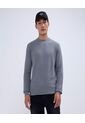 Saco Para Hombre Cuello Redondo Color Gris  Marca Ostu #60330046 de Ostu