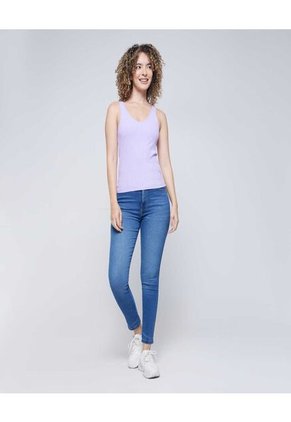 Camiseta Para Mujer Manga Sisa Color Lila Marca Ostu #40091649