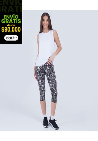 Leggins Para Mujer Medio Color Gris  Marca Ostu #40230468 Ostu